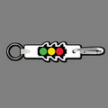 4mm Clip & Key Ring W/ Colorized Traffic Light Key Tag